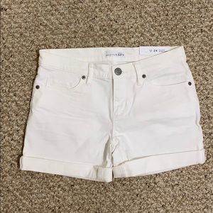 Loft relaxed skinny roll up shorts 24